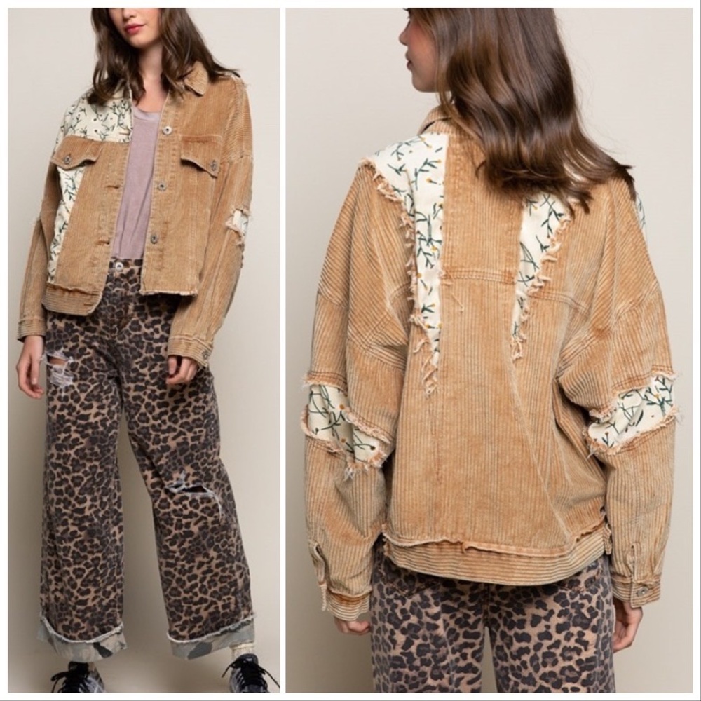 POL Wild At Heart Camel Cord Jacket - Picture 8 of 16